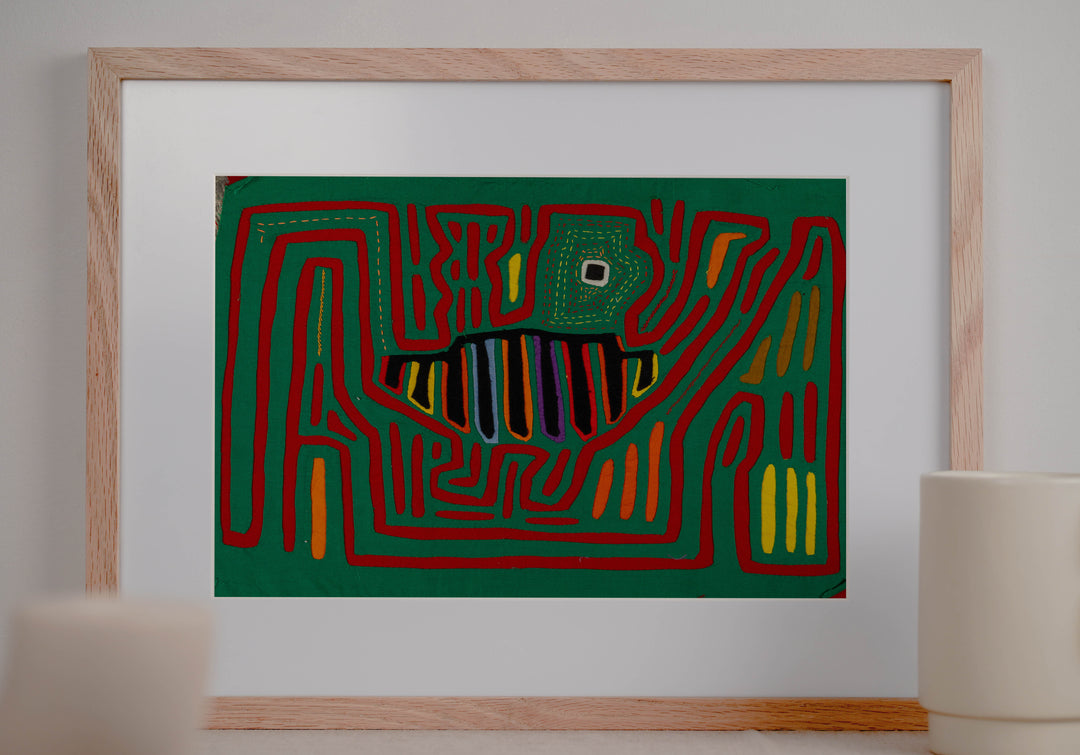 Red And Green Jungle Critter Mola