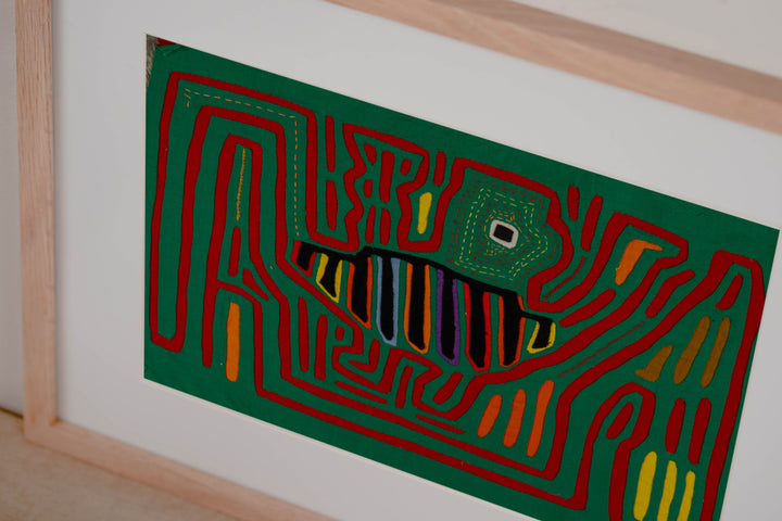 Red And Green Jungle Critter Mola