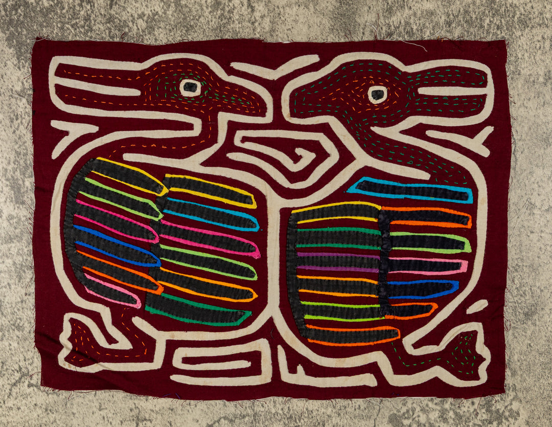 Rainbow Bird Optical Illusion Mola