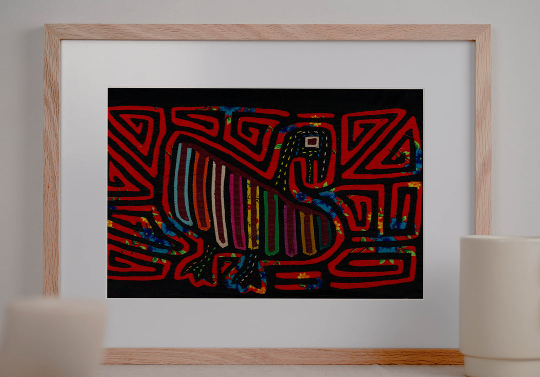 Black And Red Christmas Turkey Mola