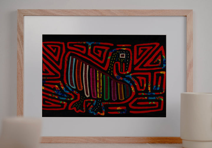 Black And Red Christmas Turkey Mola