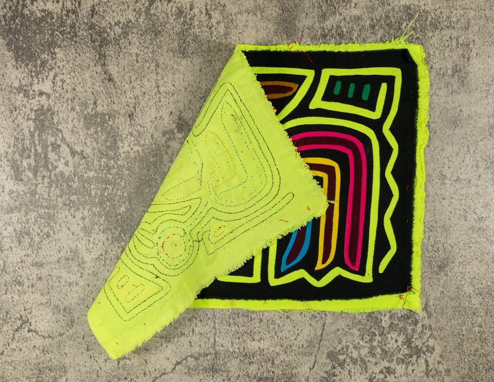 Black And Chartreuse High Flying Bird Mola