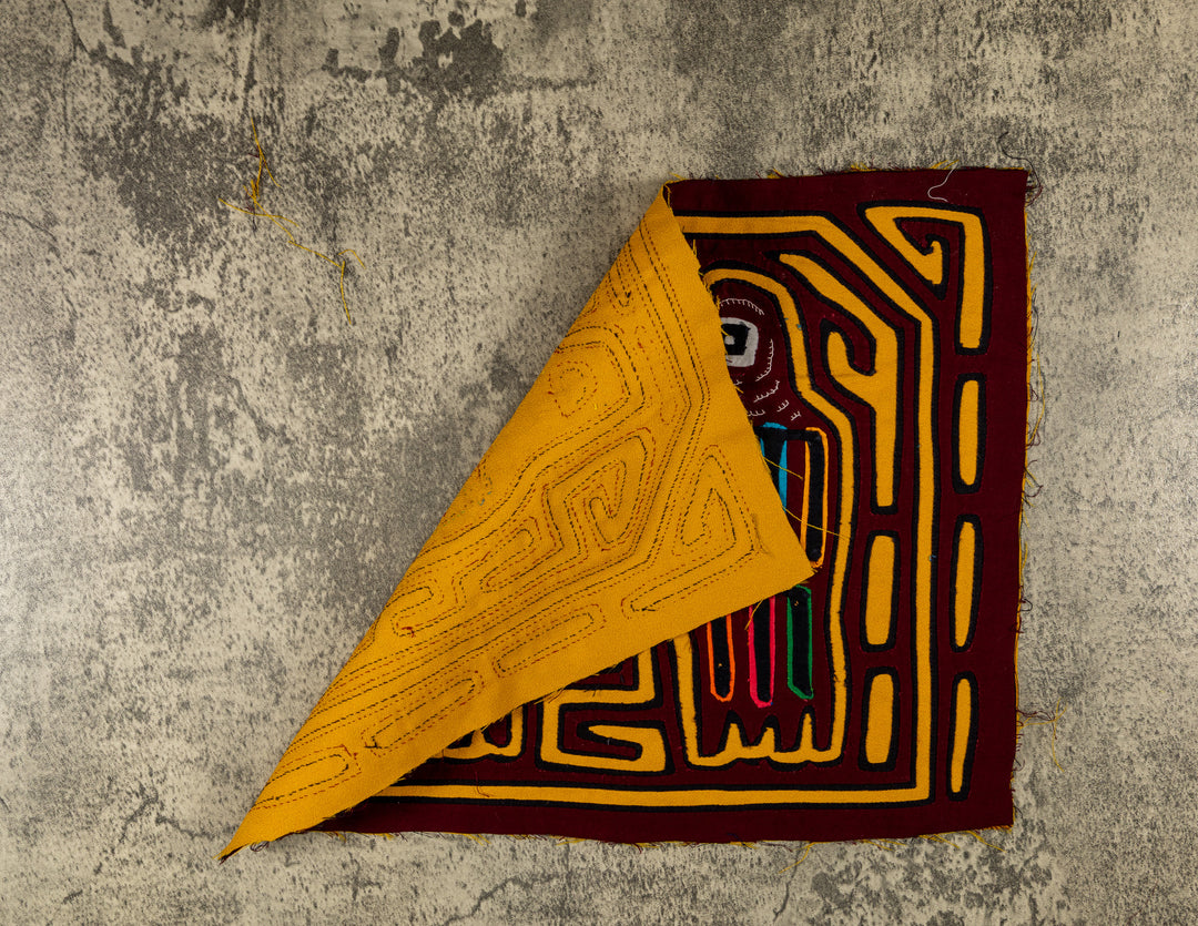 Burgundy And Gold Duplex Birdcage Mola