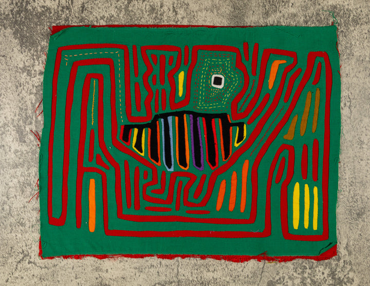 Red And Green Jungle Critter Mola