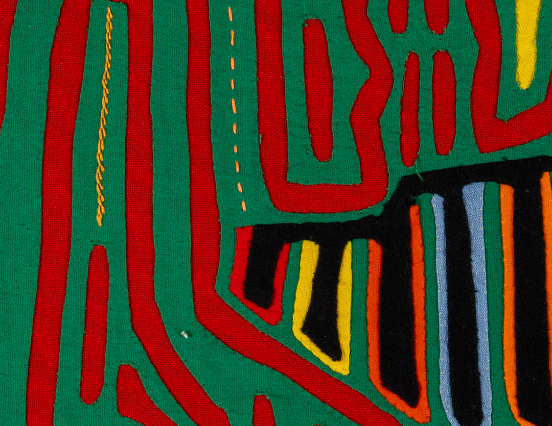 Red And Green Jungle Critter Mola