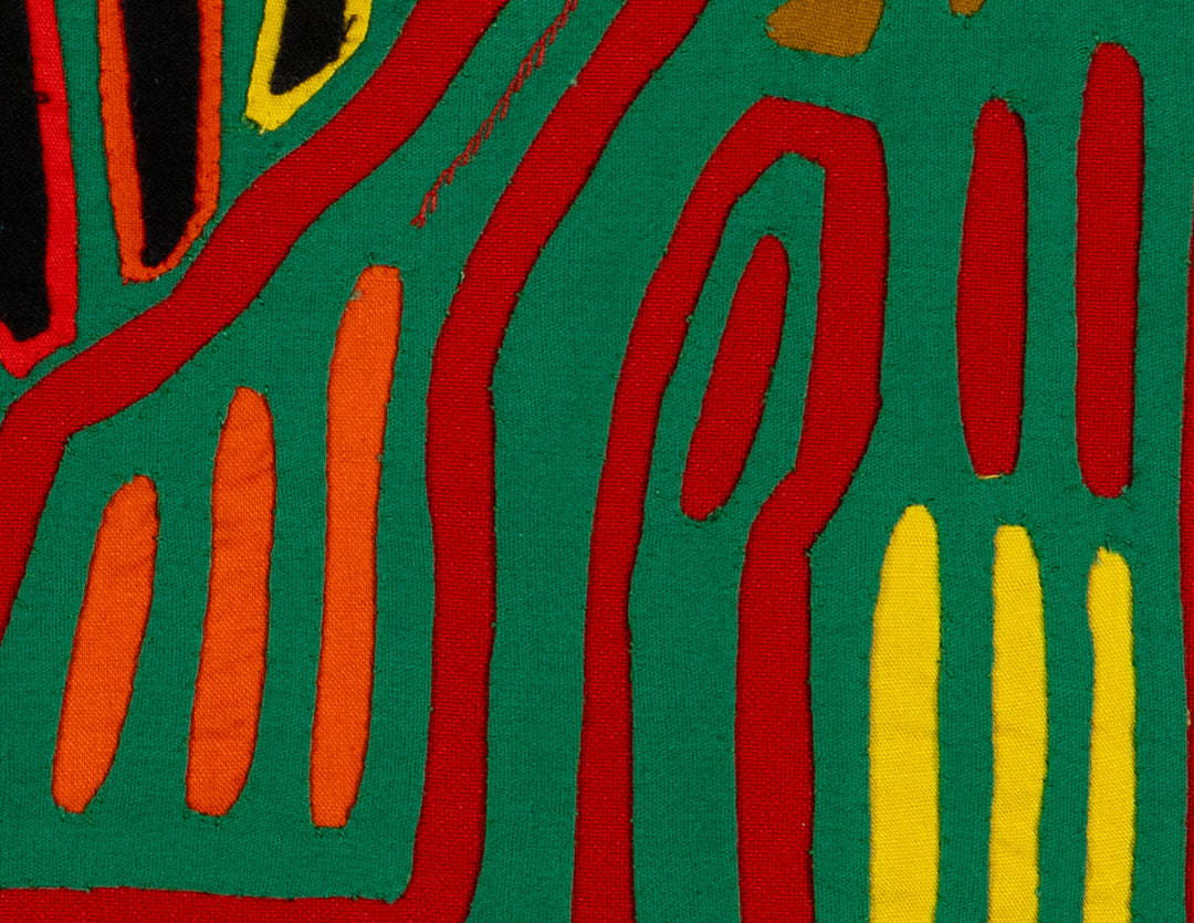 Red And Green Jungle Critter Mola