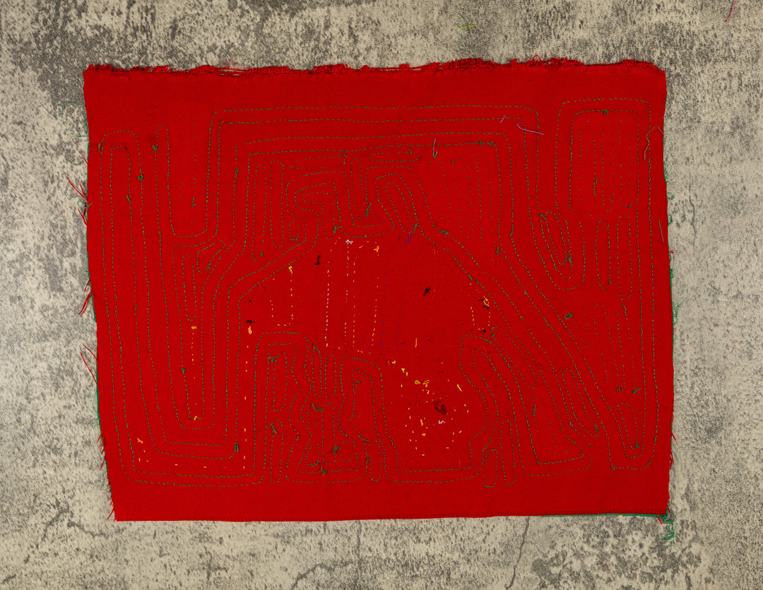 Red And Green Jungle Critter Mola