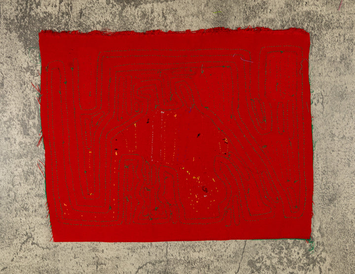 Red And Green Jungle Critter Mola