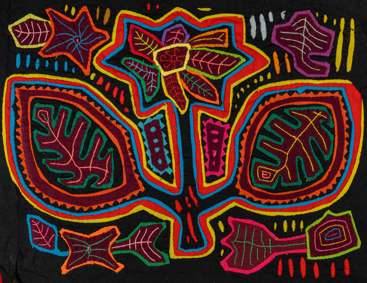 Tropical Floral Flower In The Rainforest Mola