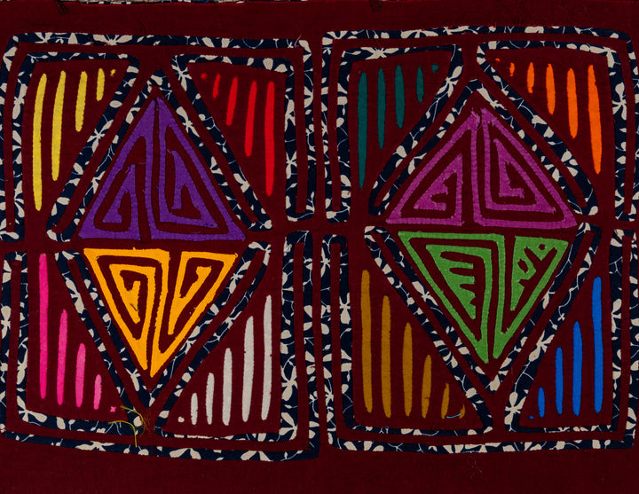 Multicolor Diamond Mola