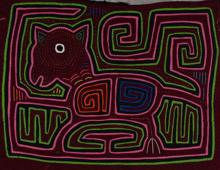 Burgundy And Pink Puppy Dog Mola