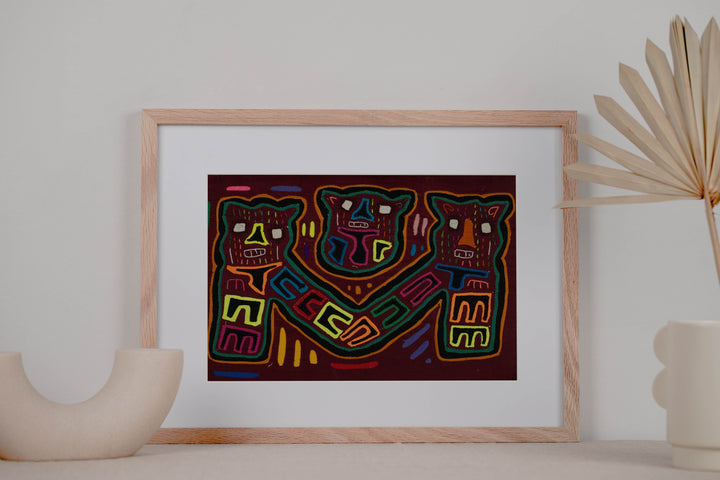 Three Bears With Blank Eye Stares Mola