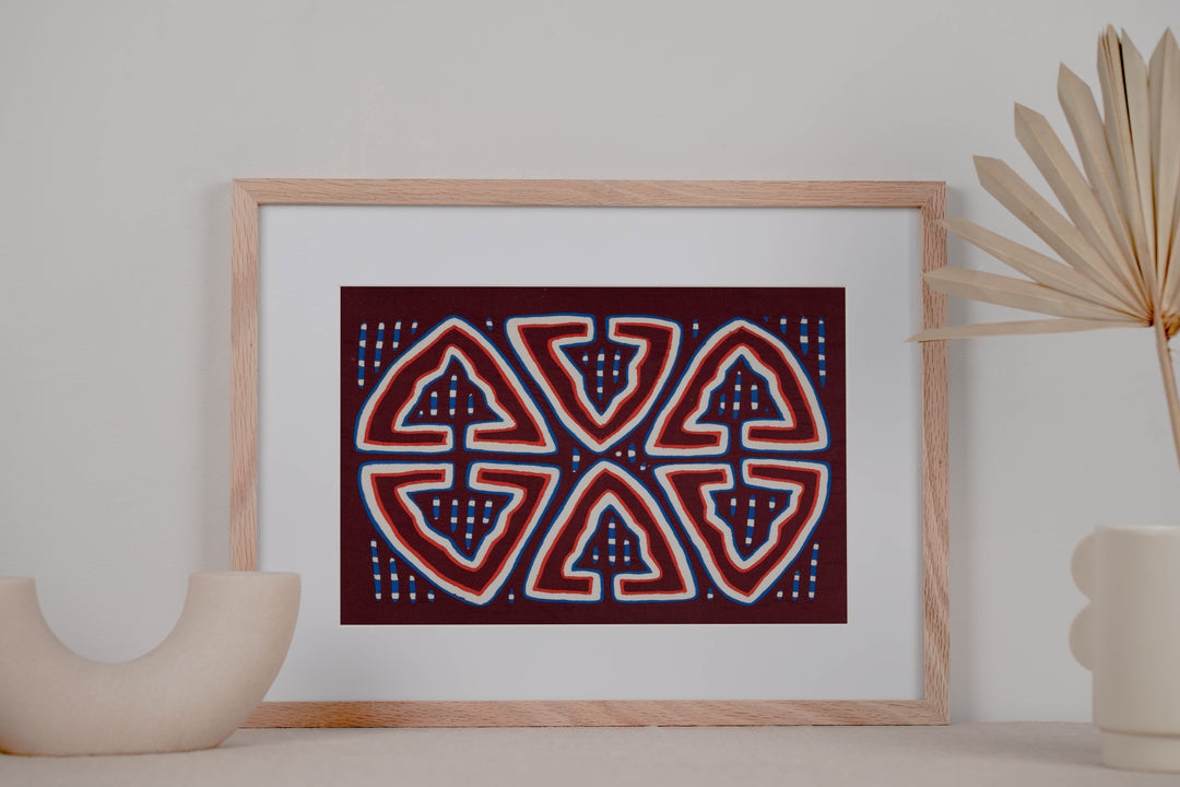 Red White And Blue Classic Design Mola