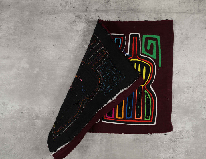 Maroon And Rainbow Colors Rake Mola