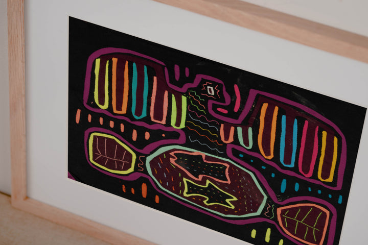 Black And Purple Fish Hawk Mola