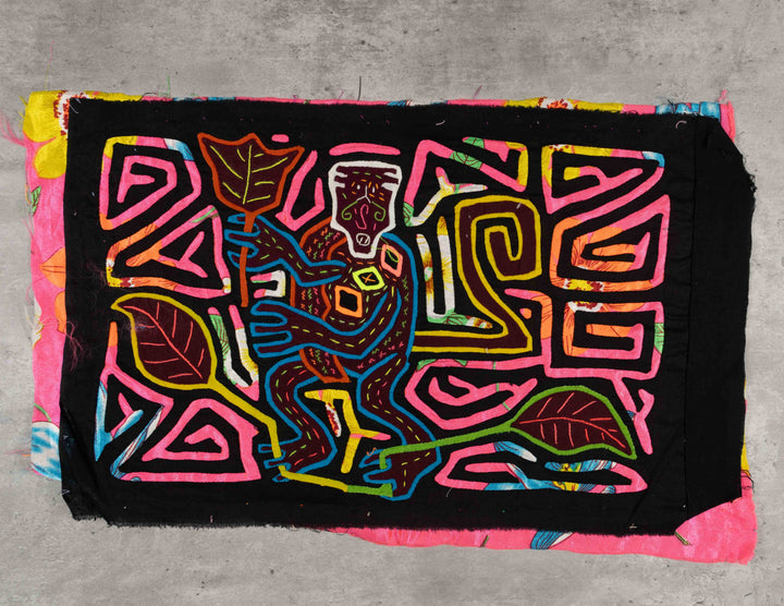 Black Pink And More Rainforest Jungle Man Mola