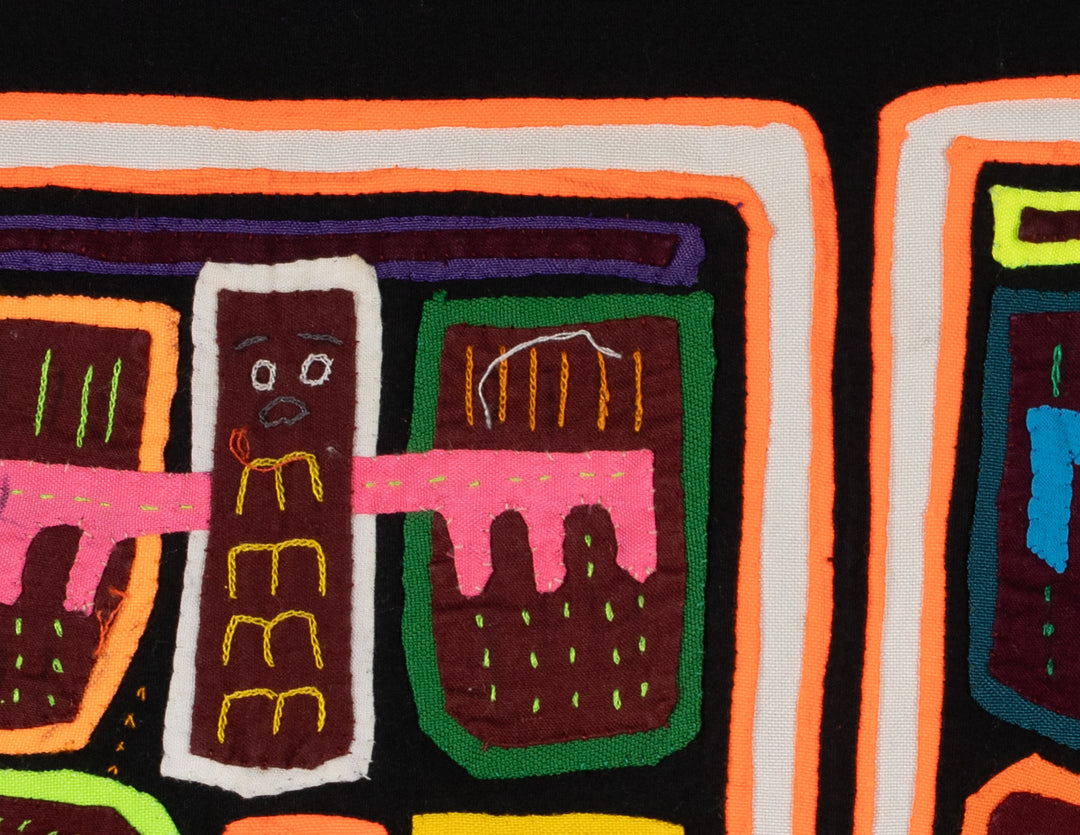 Black And Orange Fancy Pants Mola