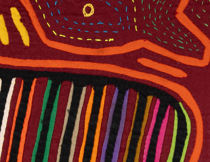 Burgundy And Orange Yakiyak Don&