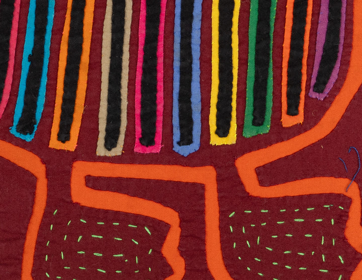 Burgundy And Orange Yakiyak Don&