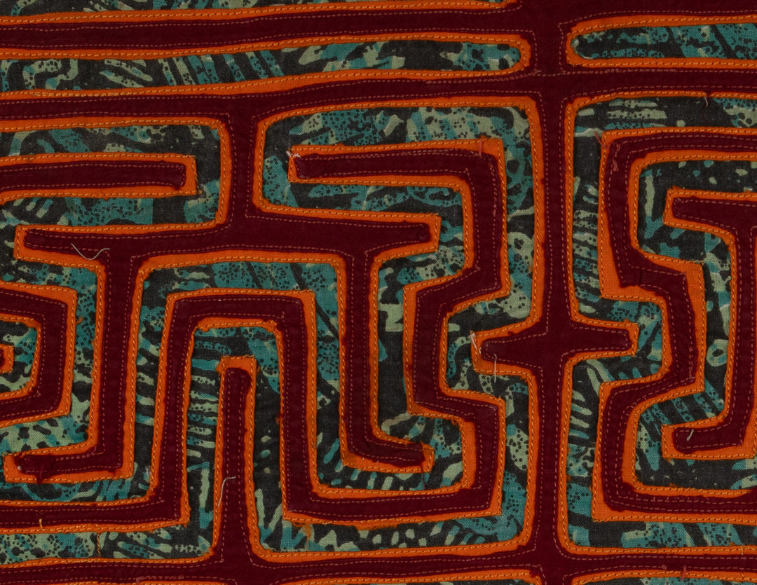 Vintage Burgundy And Orange Background Material Mola