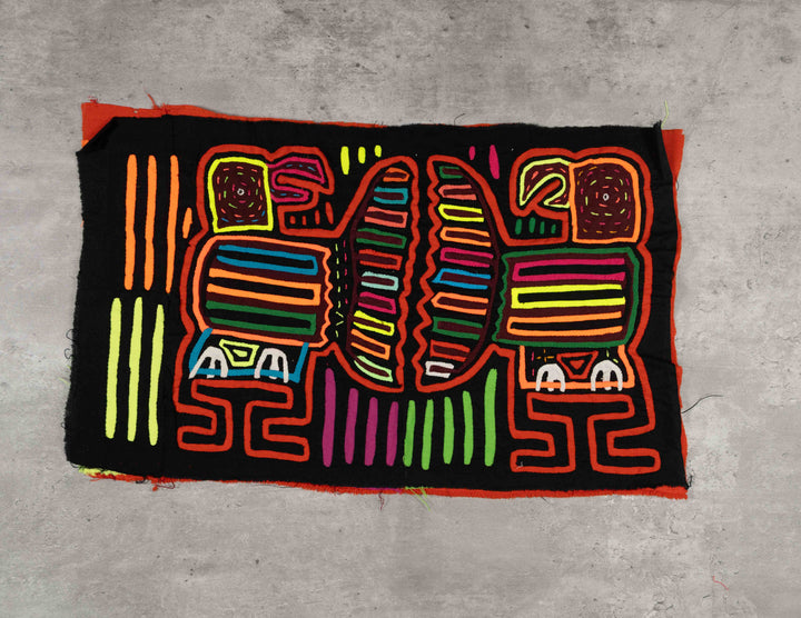 Black And Red Tale Of Two Tail Feathers Mola