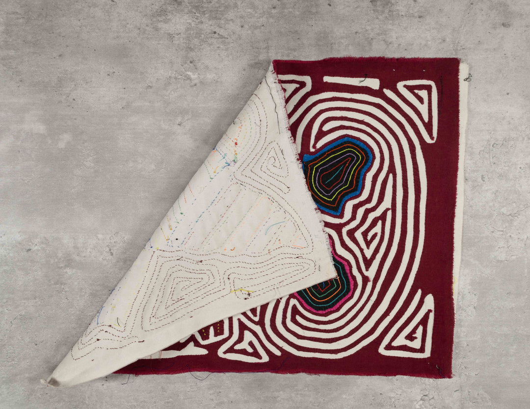 Burgundy And White Peace Dove Bird Mola