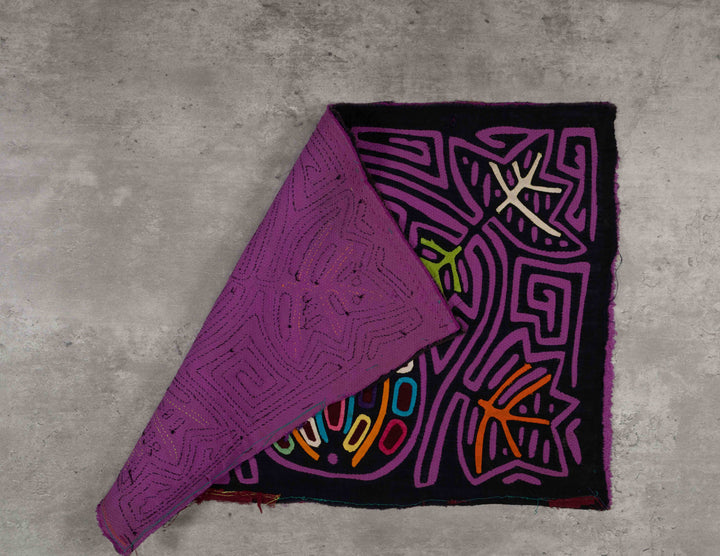 Black And Purple Figment Of Imagination Mola