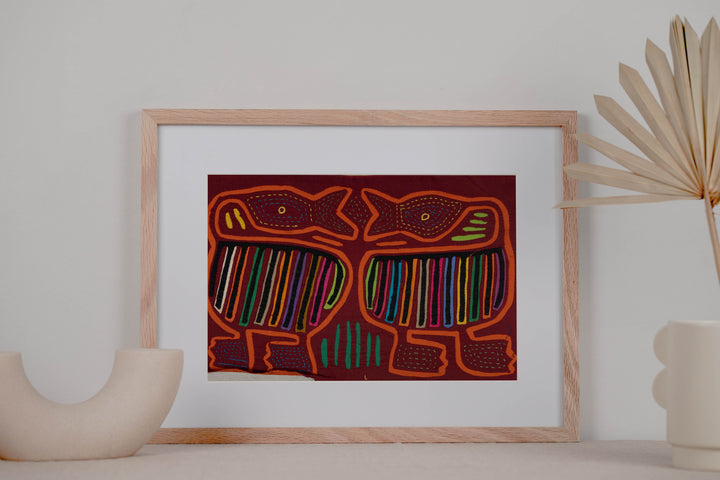 Burgundy And Orange Yakiyak Don&
