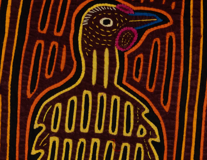 Orange Black And Gold Rare Bird Mola