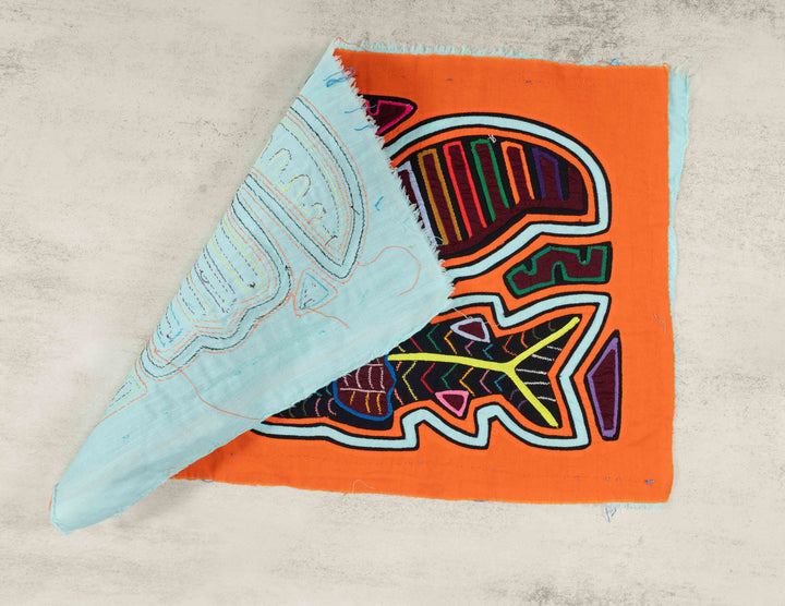 Orange And Blue Kingfisher With Fish Mola