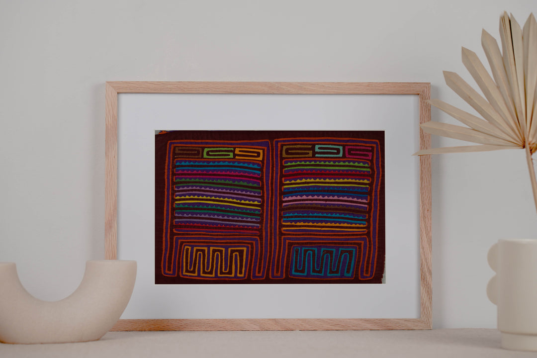 Rainbow Colors Washboard Mola