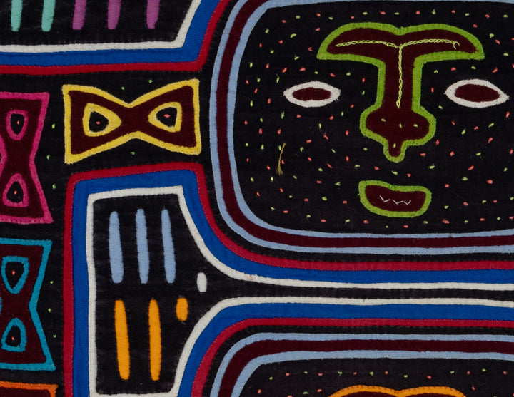 Black Blue And White Moon Man With Bowties Mola