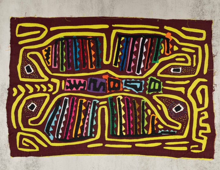 Vintage Slithering Jungle Critters Mola