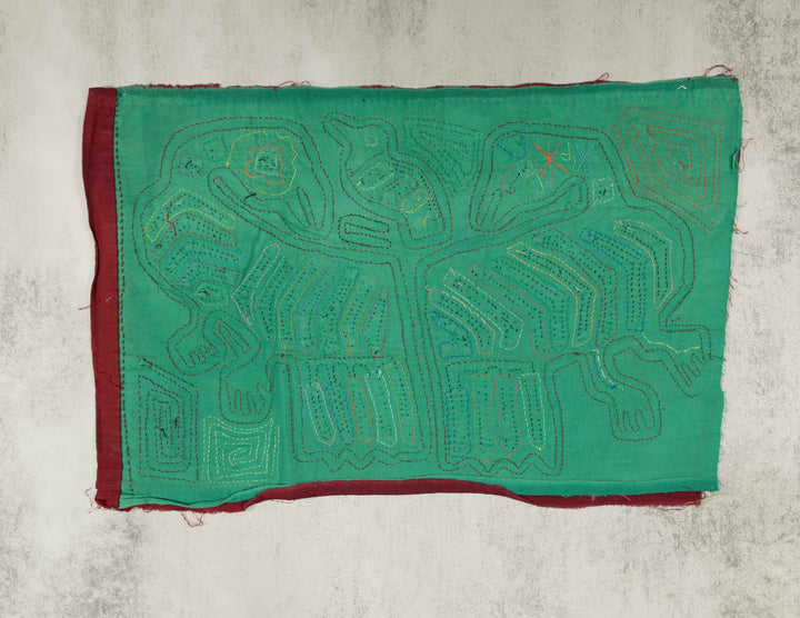 Burgundy And Green Parental Care Mola
