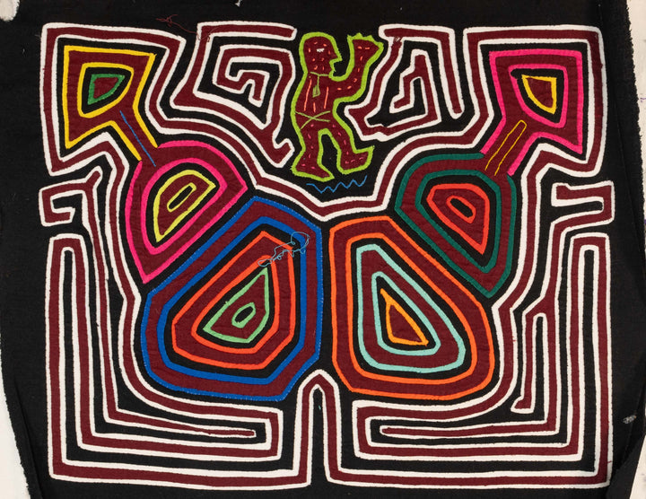 Black Burgundy And White Arrow Mola