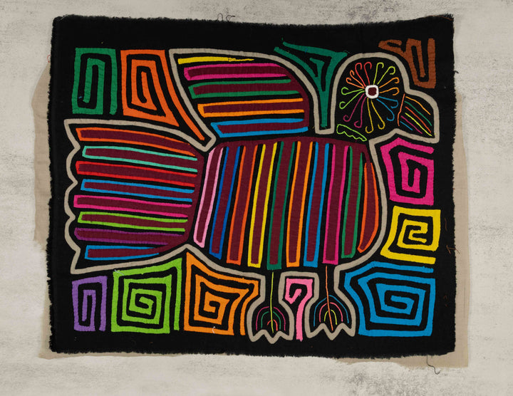 Proud Rainbow Colorful Bird Mola