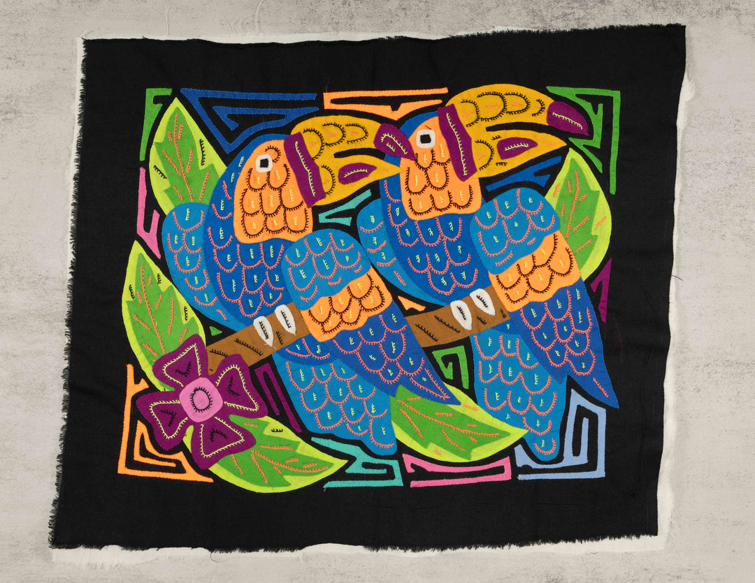 Blue And Gold Toucan Parrot Bird Mola
