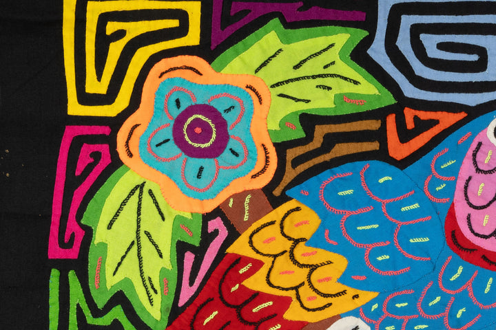 Multi-Color Rainforest Toucan Parrot Bird Mola