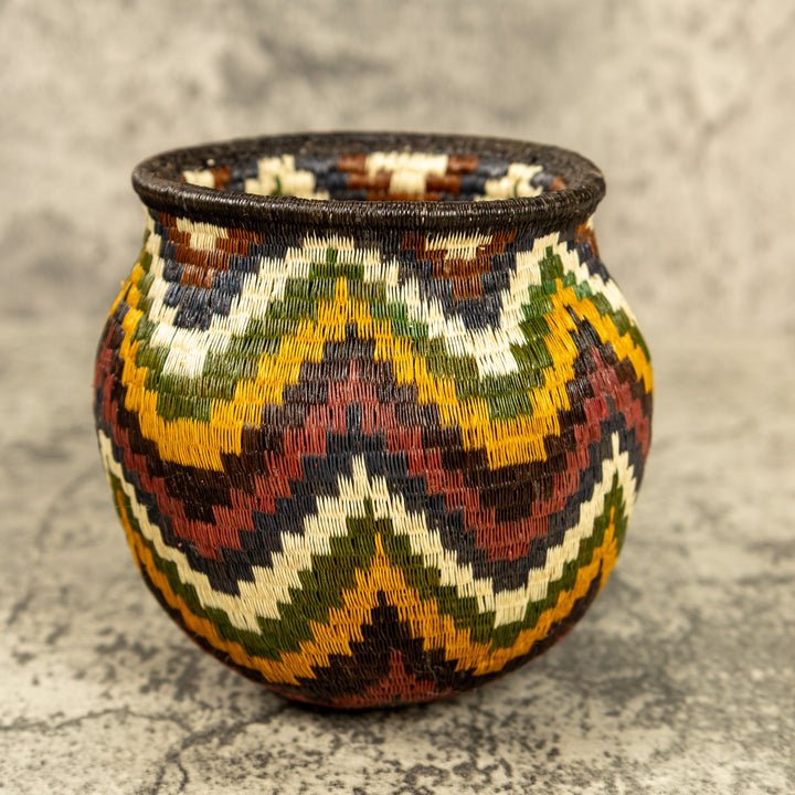 Ocean Waves Hand Woven Rainforest Basket