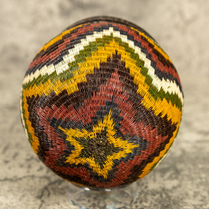 Ocean Waves Hand Woven Rainforest Basket