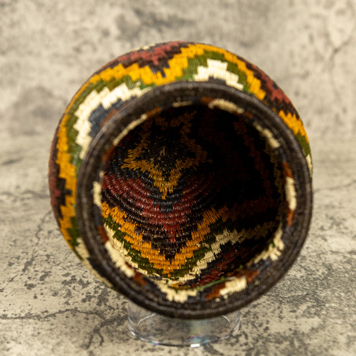 Ocean Waves Hand Woven Rainforest Basket