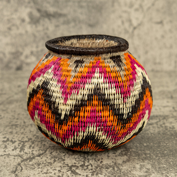 Angry Waves Hand Woven Rainforest Basket