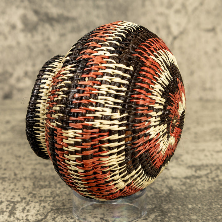 Vintage Hand Woven Rainforest Basket
