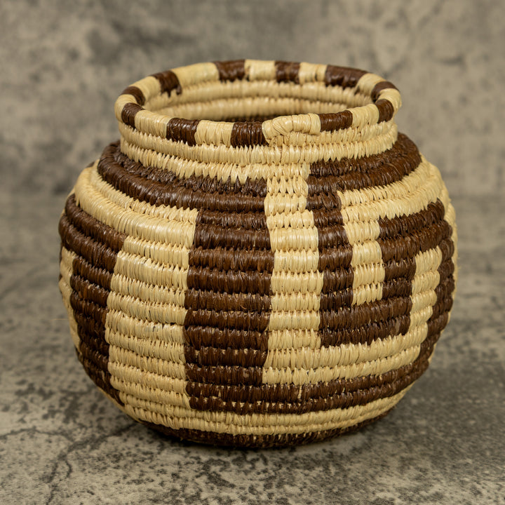 Coil Design Hand Woven Rainforest Basket