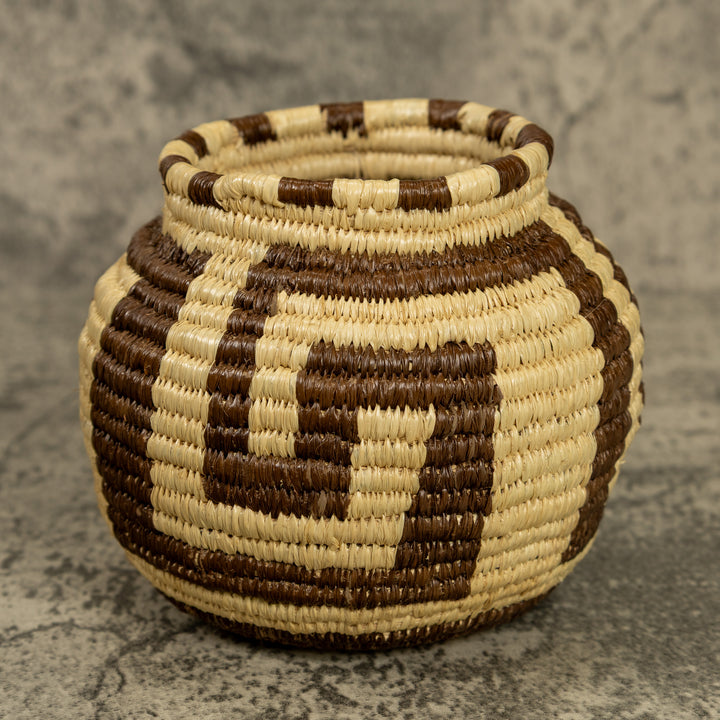 Coil Design Hand Woven Rainforest Basket