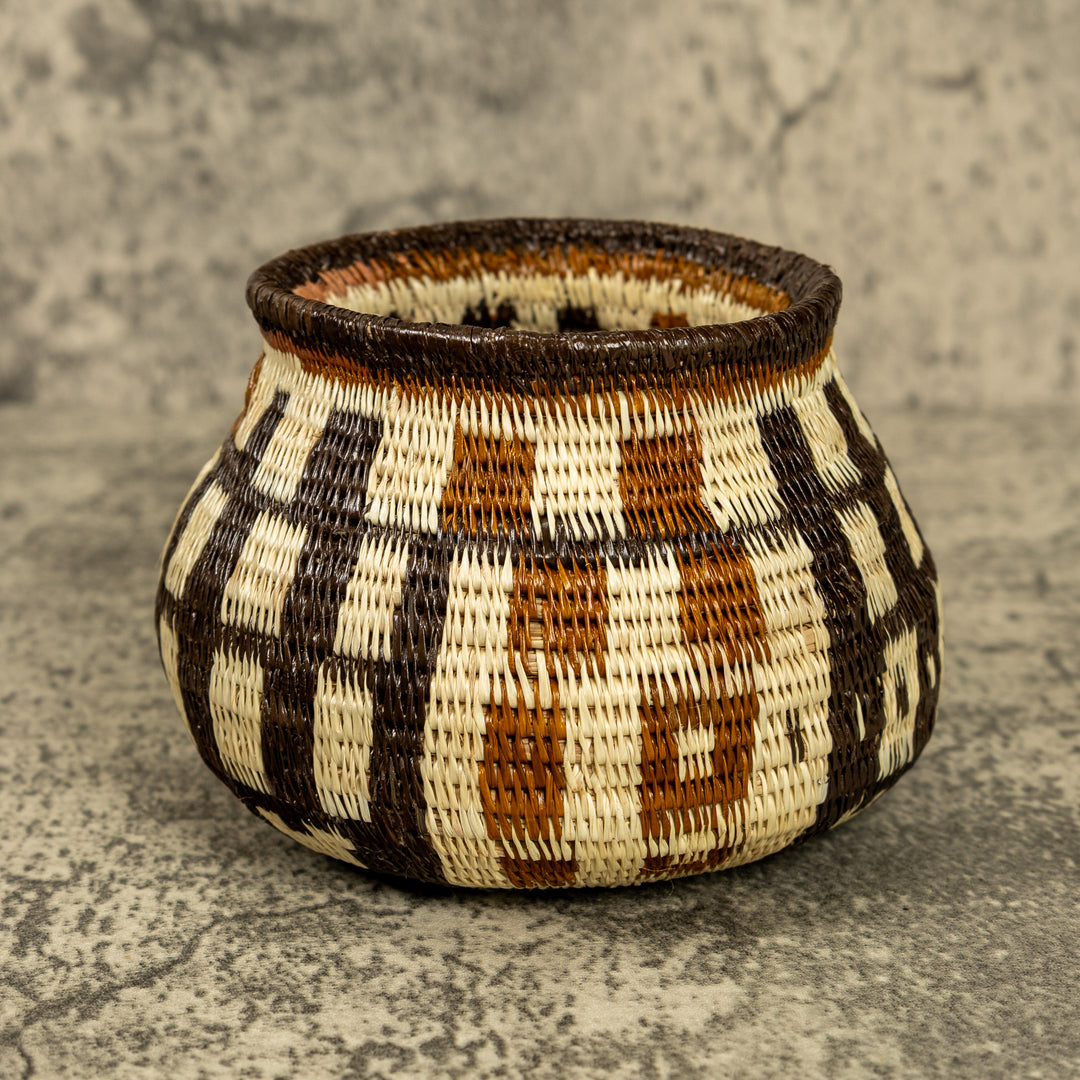 Picket Fence Hand Woven Rainforest Basket