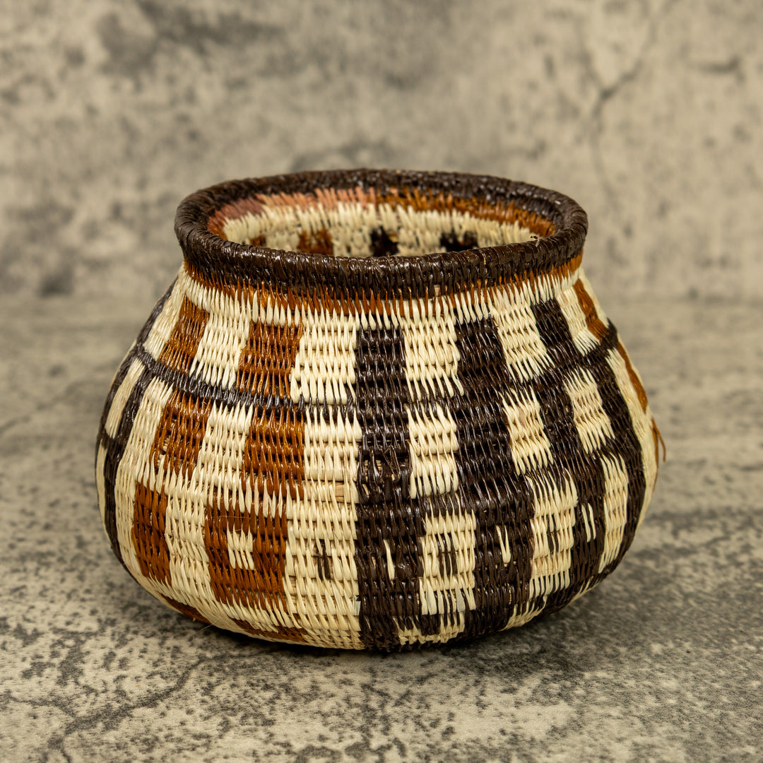 Picket Fence Hand Woven Rainforest Basket