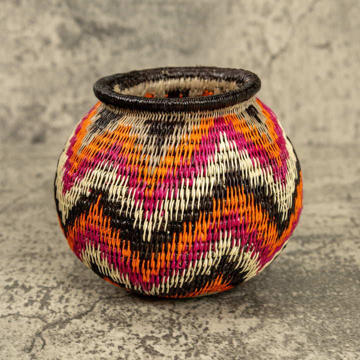 Angry Waves Hand Woven Rainforest Basket