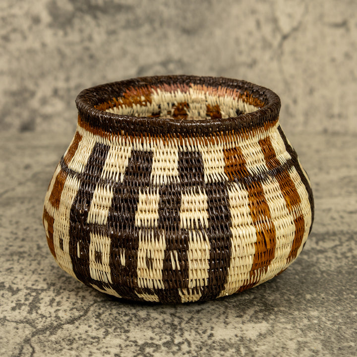 Picket Fence Hand Woven Rainforest Basket