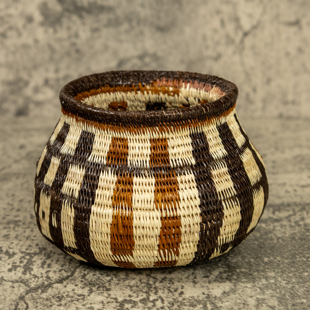 Picket Fence Hand Woven Rainforest Basket
